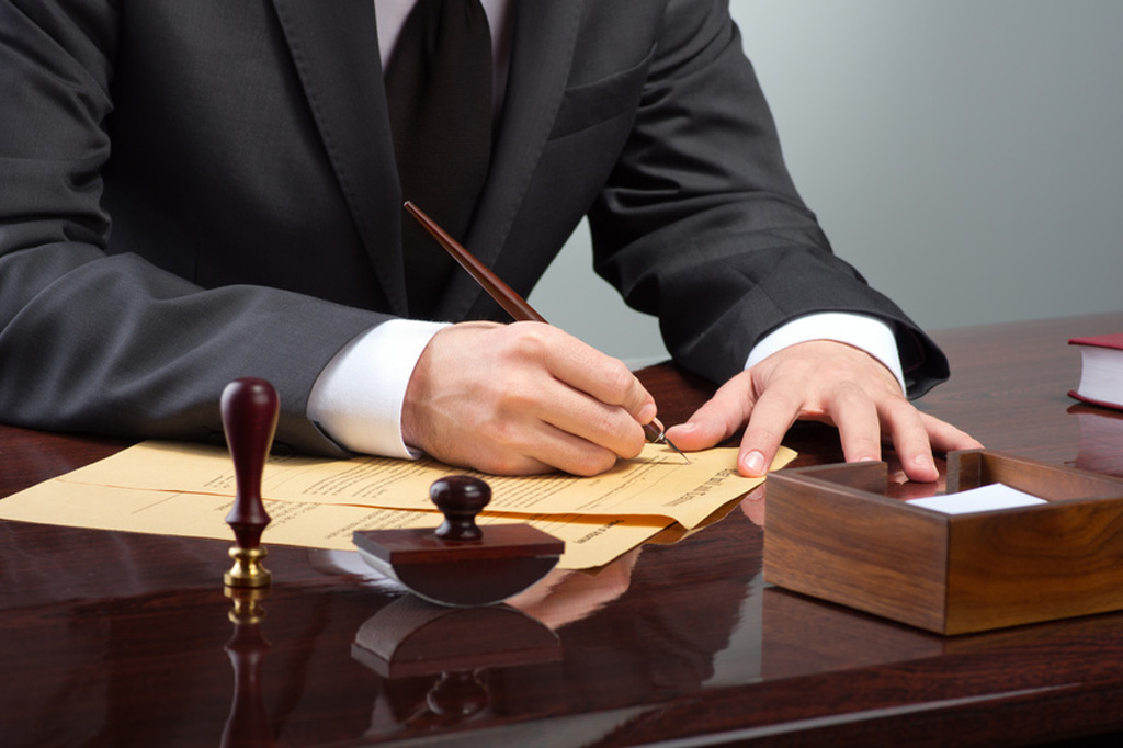 lawyer at work