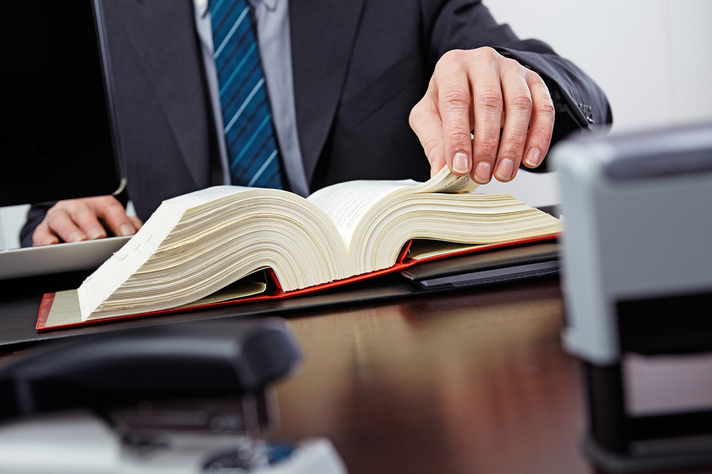 lawyer at work